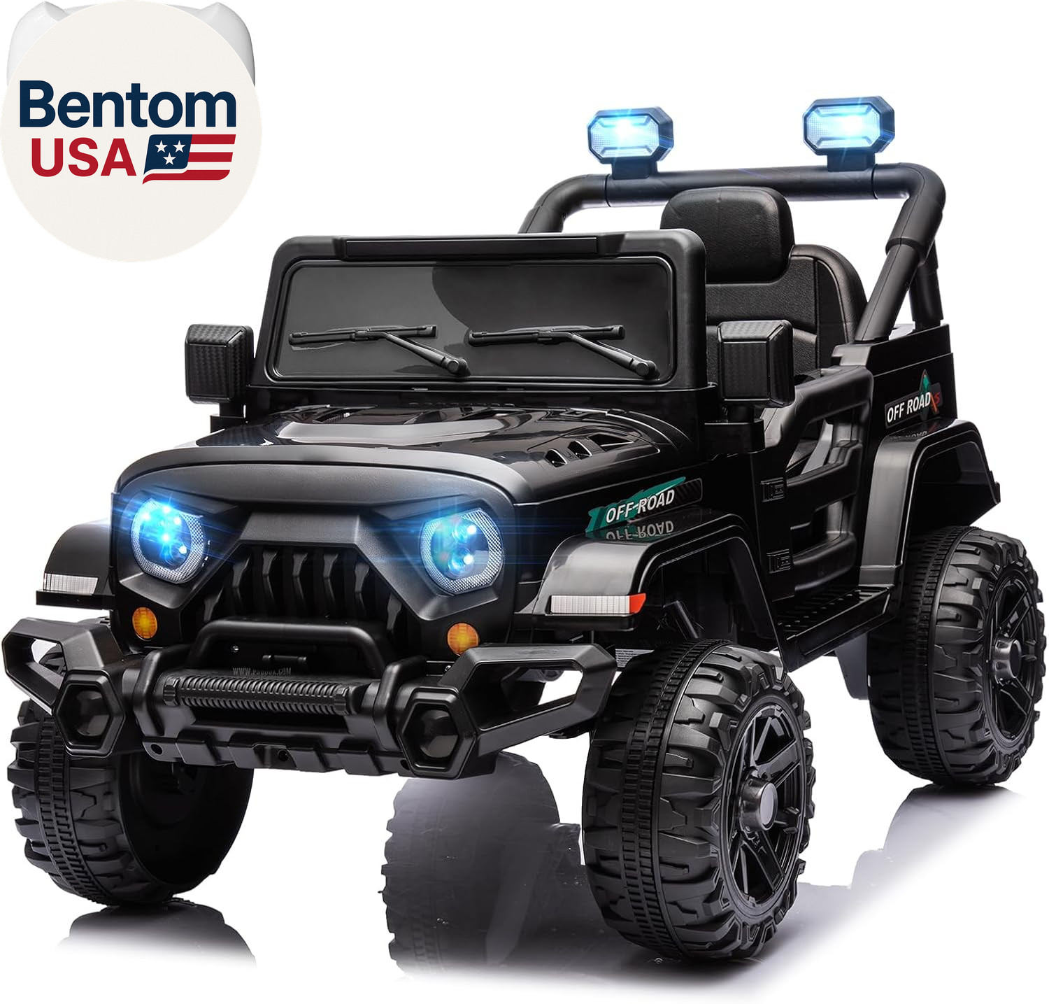 12V Kids Electric Ride on Truck Car Remote Control, Twin 35W Motors 3.5MPH Max S