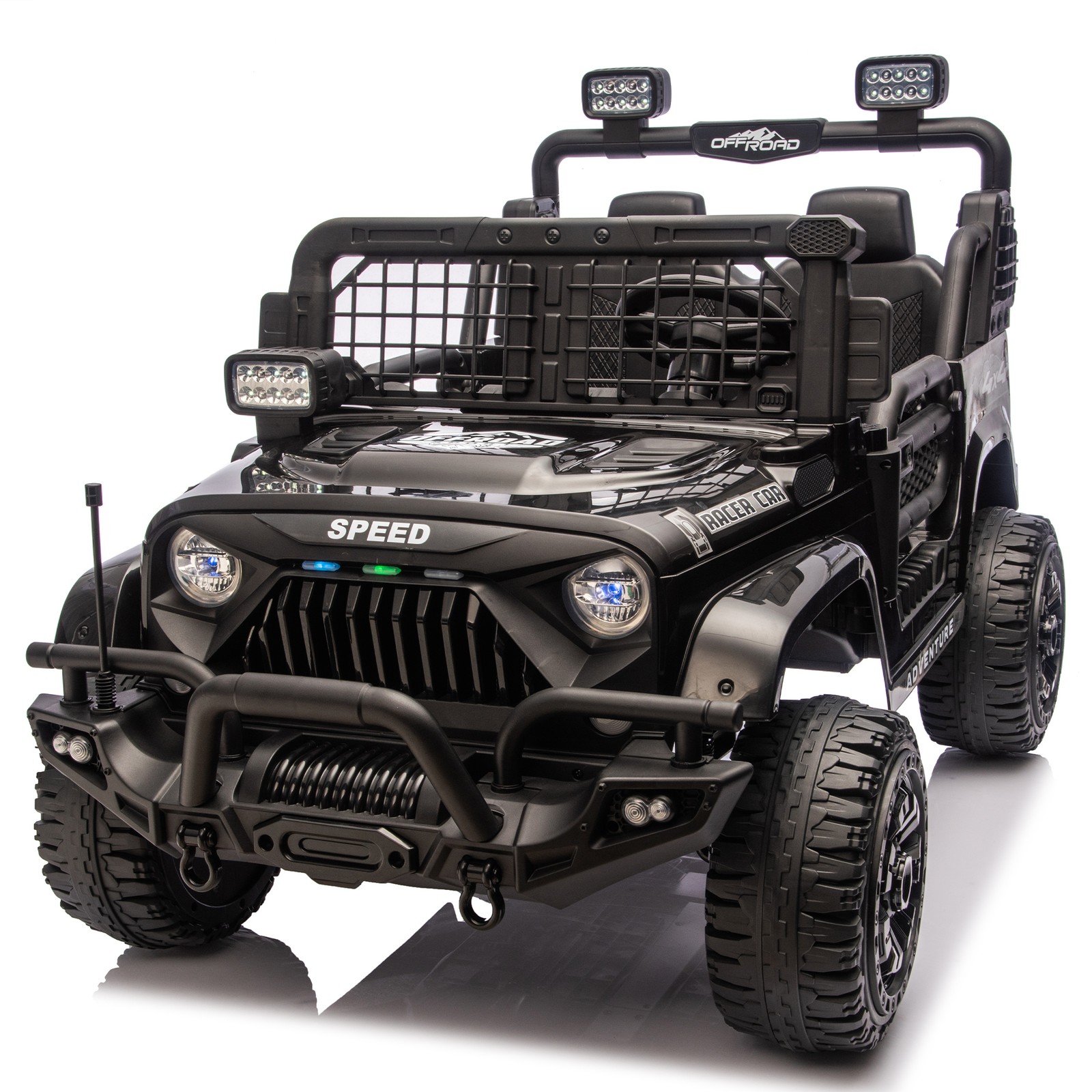 24V 100W*2 Two-seater Kids Ride On Car RC 4-Wheel Shock Absorption for kids 3-8