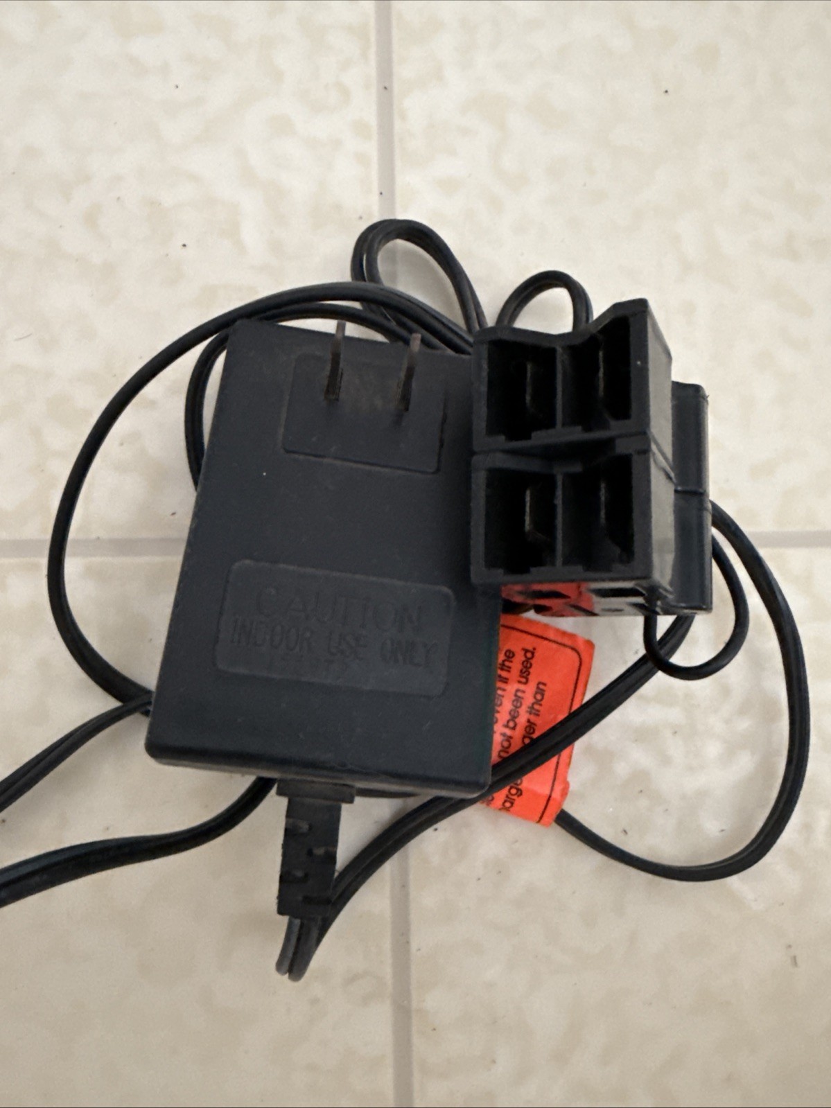 12v Power Wheels black BATTERY CHARGER adapter cord plug electric Jeep Wrangler