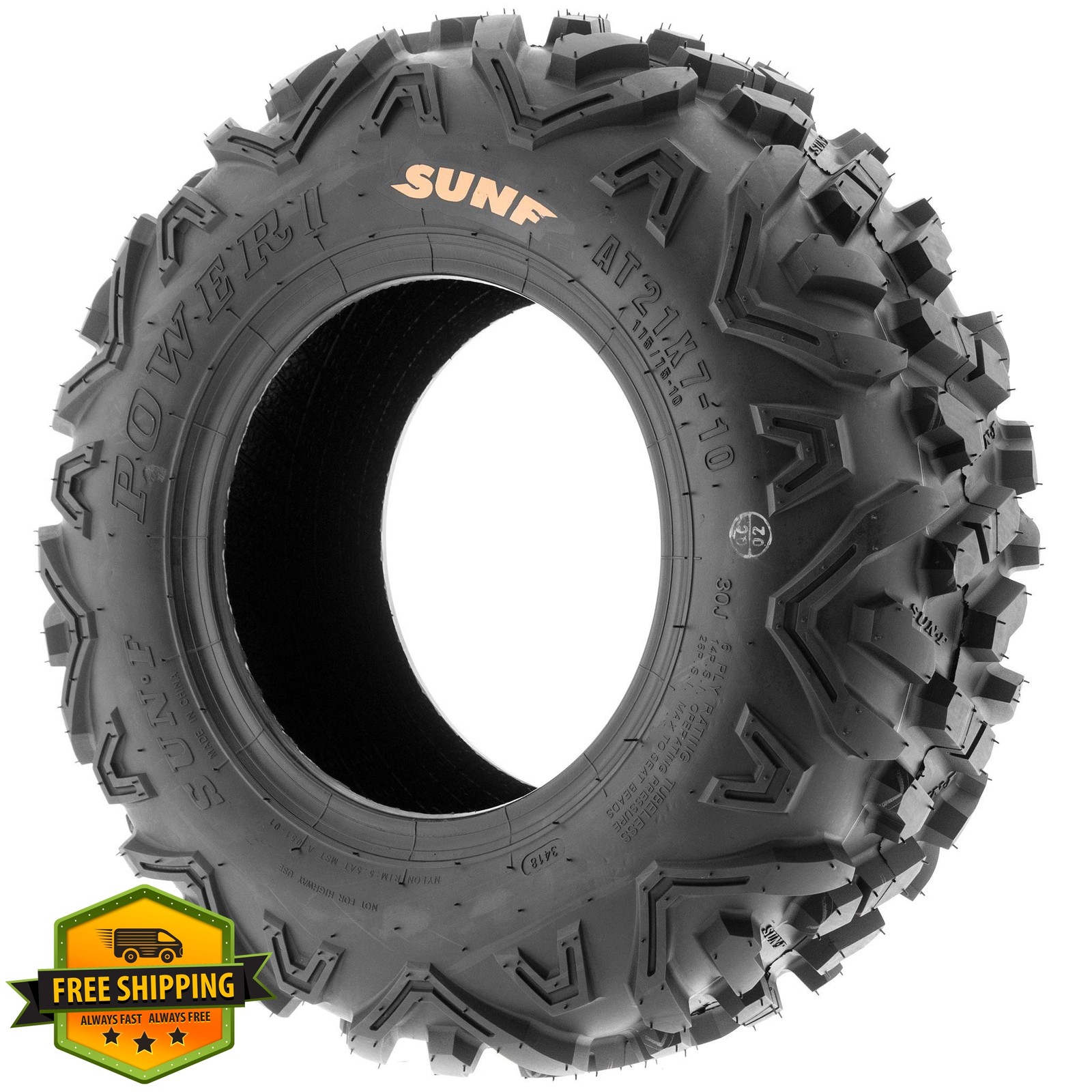 SUNF 145/70-6 ATV UTV Tires 6 PR POWER II Pair
