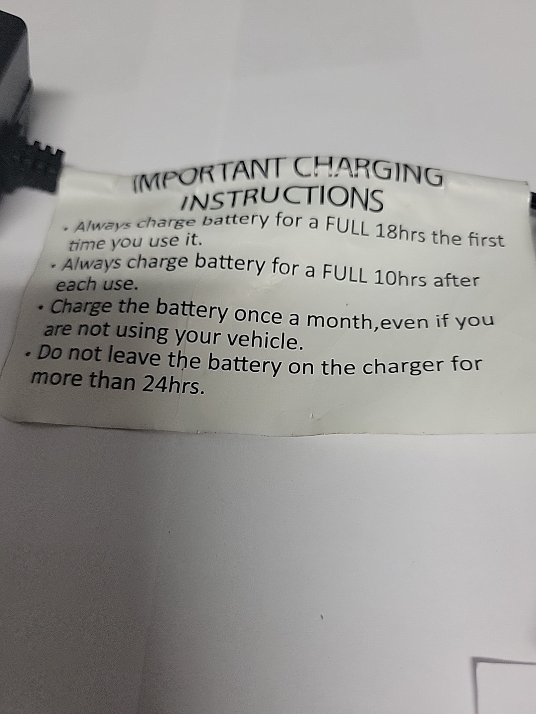 6V Wall Charger AC Adapter For Kid Trax Avigo 6-Volt Audi R8 Spyder 6 Volt Batt.