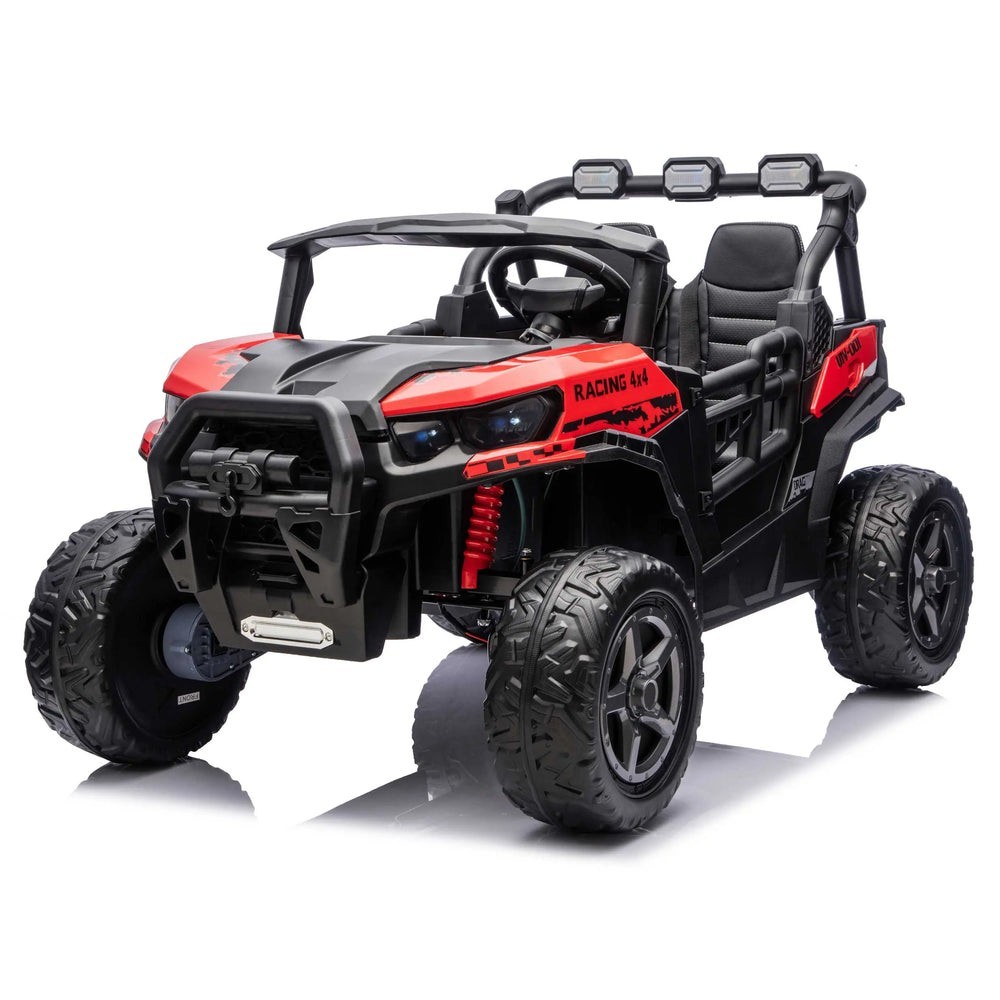 24V 4WD KIDS RIDE ON ELECTRIC UTV CAR 480W 4X POWERFUL MOTORS,2 SEATER LIGHTS+RC