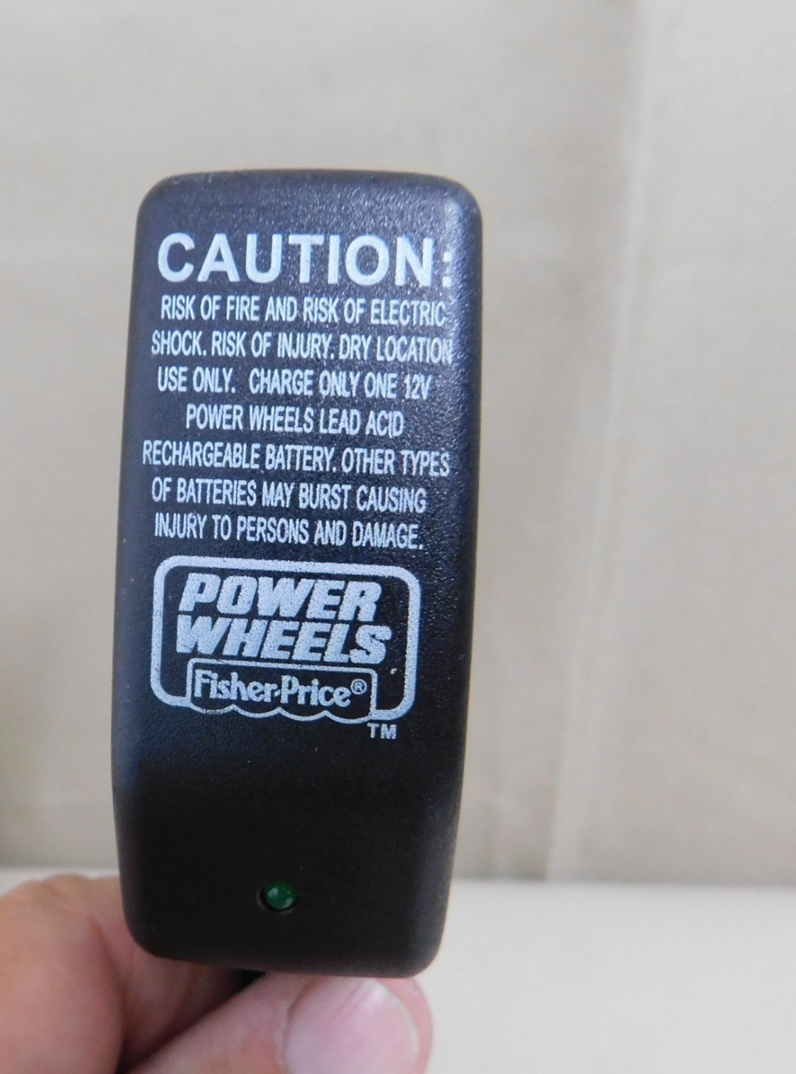 TESTED Genuine POWER WHEELS 00801-1480 12V 1.2A Battery Charger FISHER PRICE