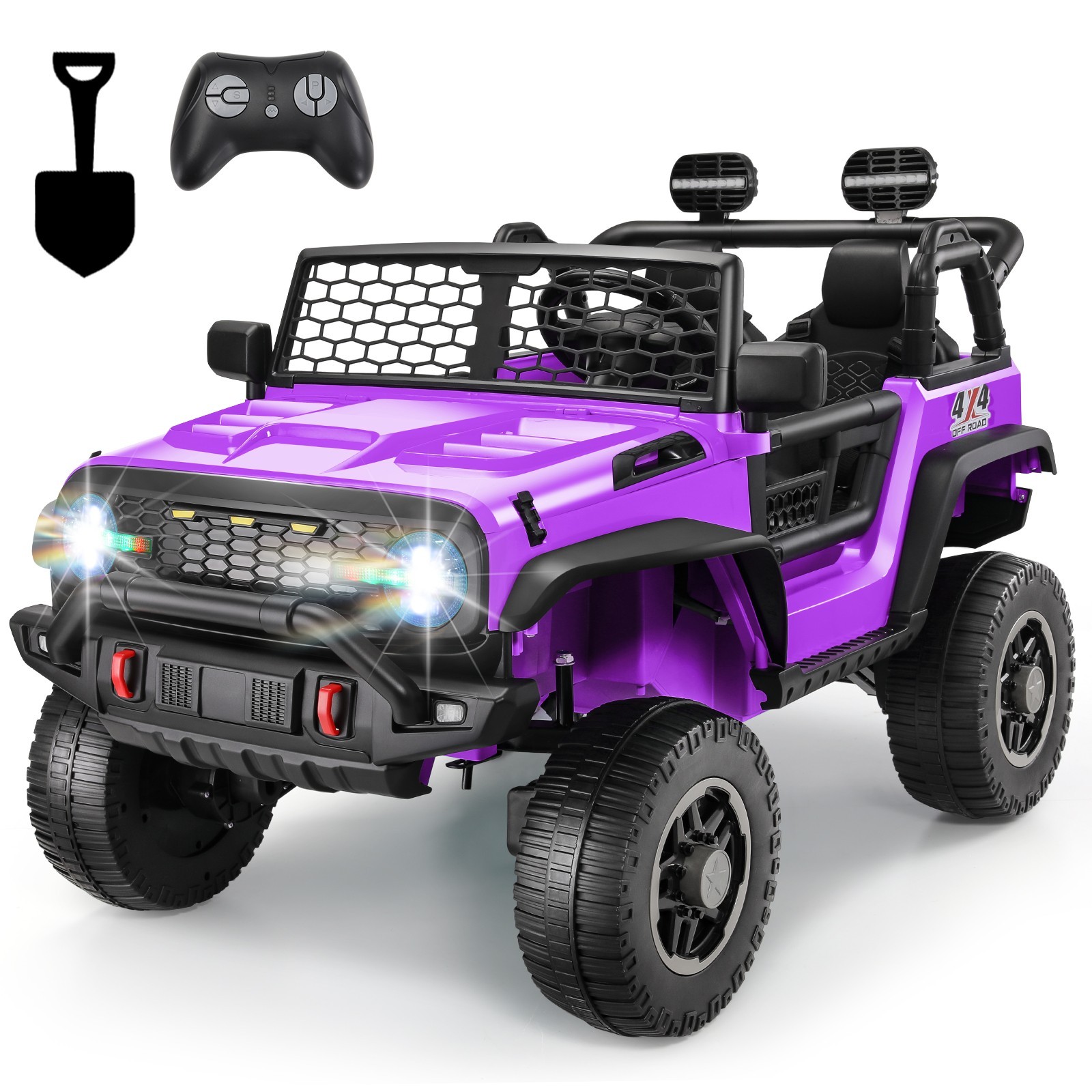 24V Kids Car Ride on Truck 4×100W Motors Electric Battery Power Wheels w/Remote