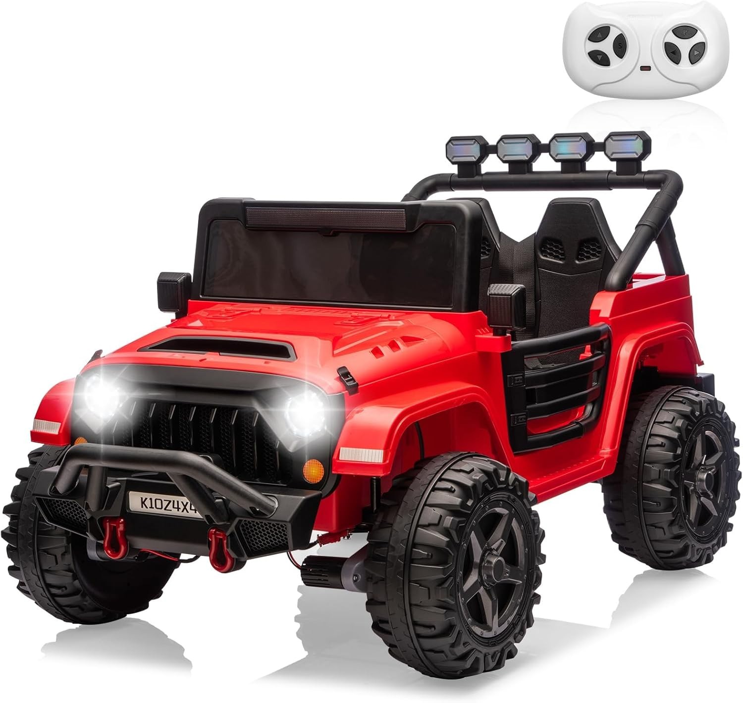 Kids 24V 2-Seater Electric Ride On Car,Ride On Truck,Bluetooth,Toy for Ages 3-8