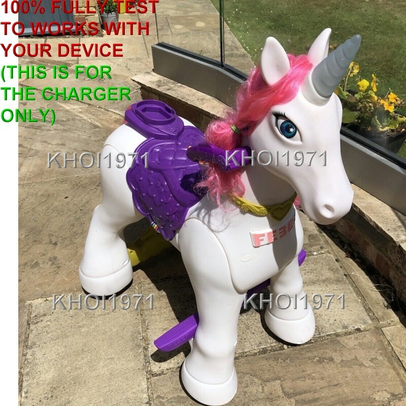 WALL charger AC adapter FOR FEBER My Lovely Unicorn Play ride on 12V-BATTERY