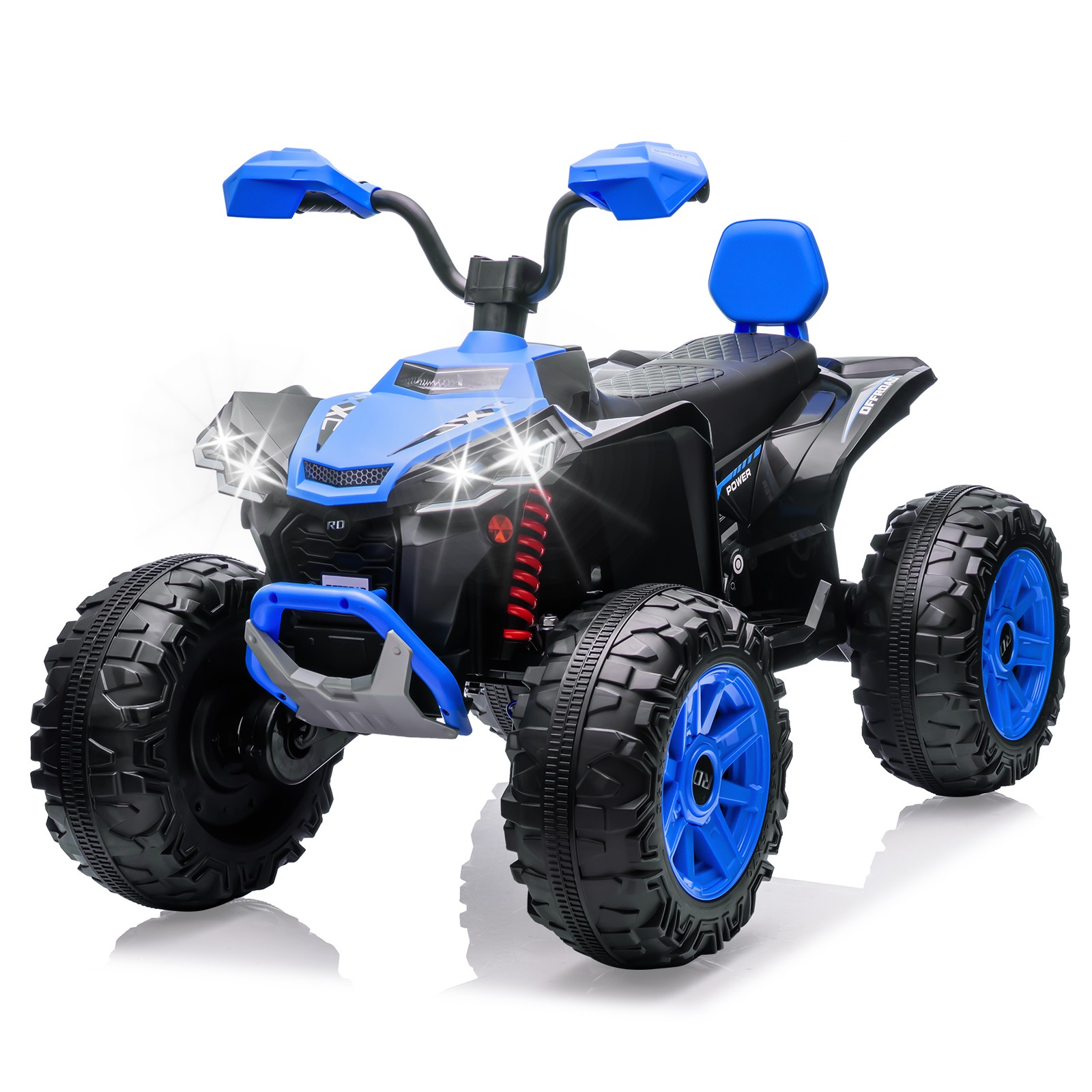 24V Two Seater Electric ATV 550W Motor High Low Speed LED Light Ride On Toy