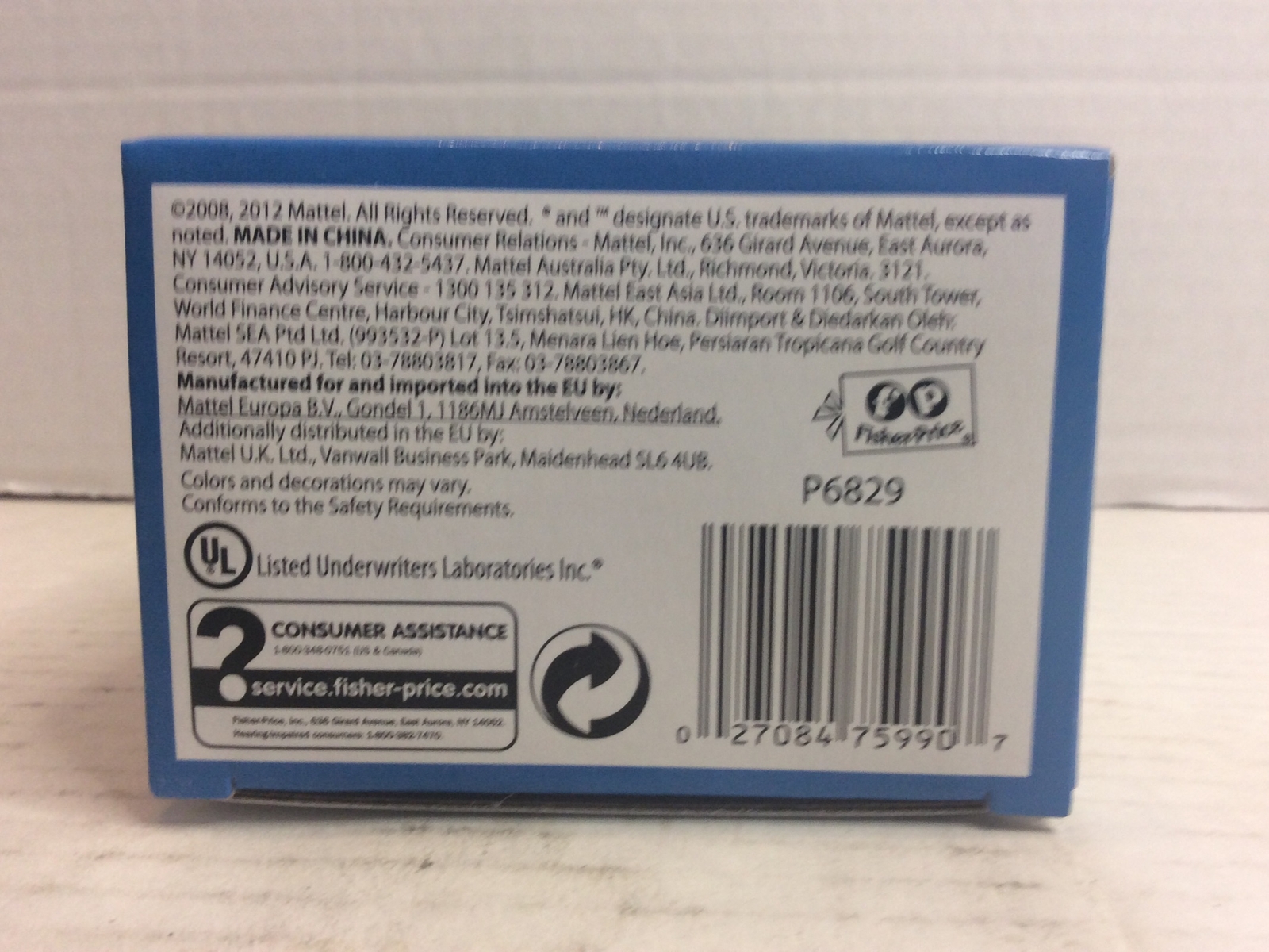 Fisher Price Power Wheels 6-Volt Battery Charger Toddler Blue P6829 6 Volt NEW