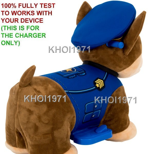 WALL charger AC adapter FOR 19089 Huffy PAW Patrol Chase Plush ride on Nick 6V