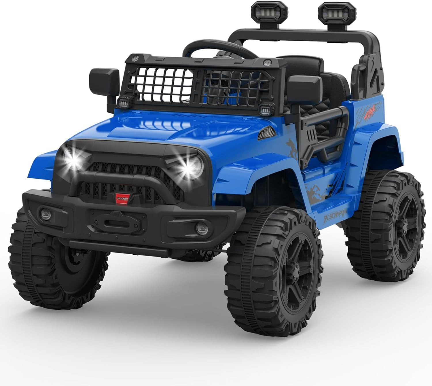 Electric Ride-On Car, 12V 4.5AH Dual Motor 35W Power, Single Seat Car Style for