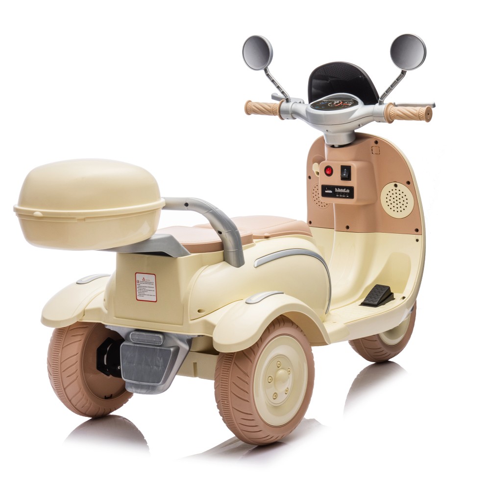12V Two motors Kids Ride On Level Up Two-seater Electric Motorcycle