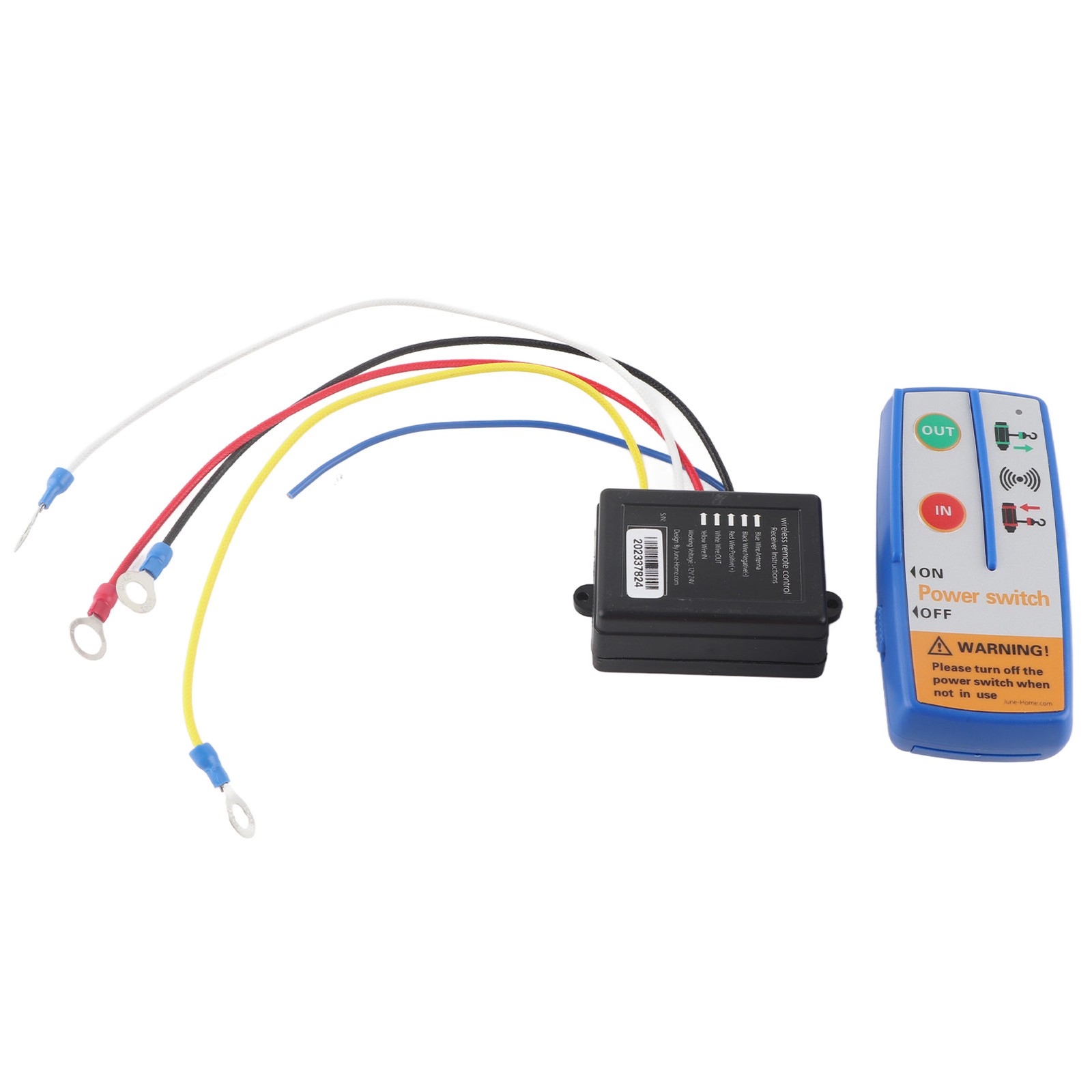 Wireless Winch Transmitter For Truck ATV SUV Remote Control System MRQS