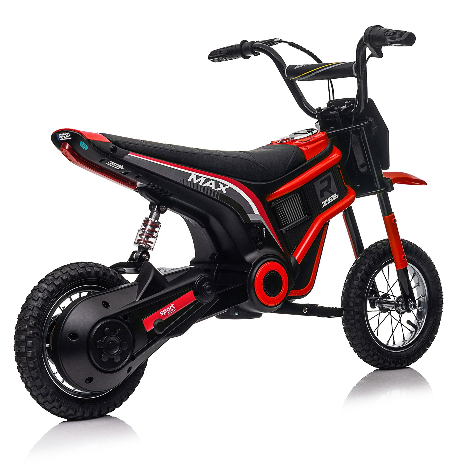 24V Ride on Dirt Bike 350W Electric Motorcycle Off Road Bike Toys for 3-12 Kids