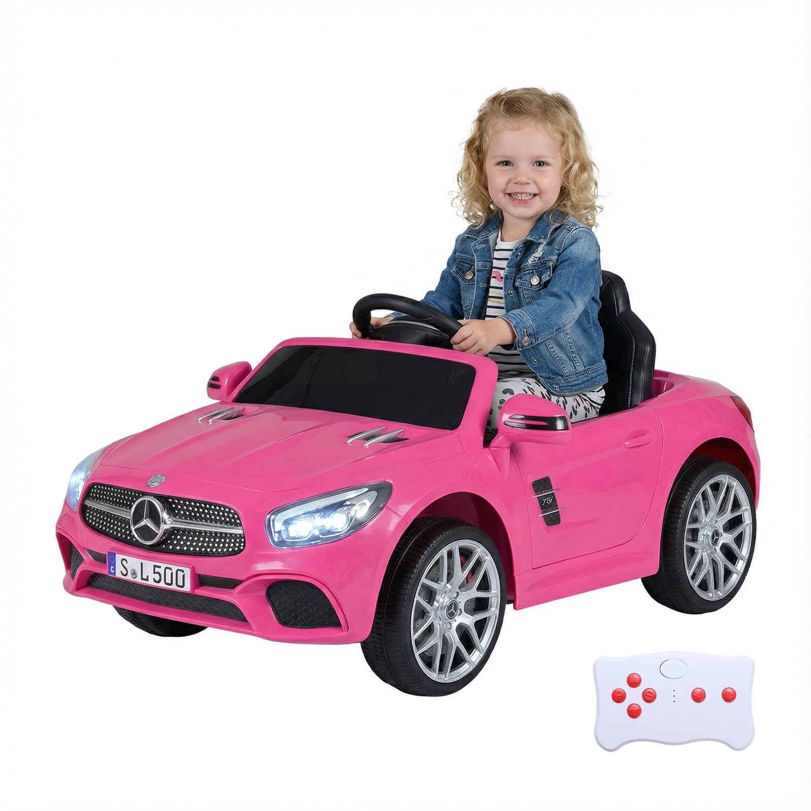 Licensed Mercedes-Benz SL R231 Kids Ride on Car 12V Electric Vehicle with Music