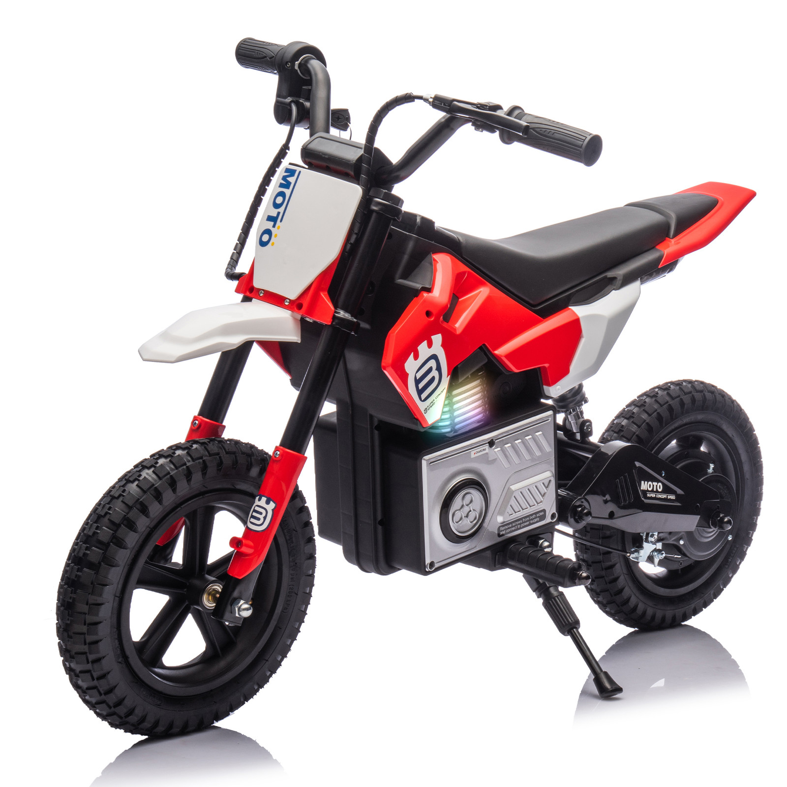 Electric Dirt Bike Kids Ride OnToy 24V Motorcycle w/200W High Speed Hub Motor