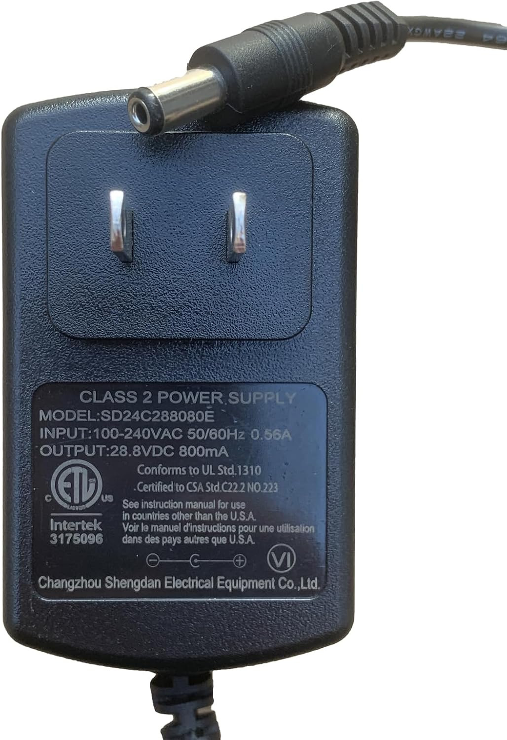 Car Charger 28.8V 800mA 24V Round Hole Charging Indicator Light Electric Baby