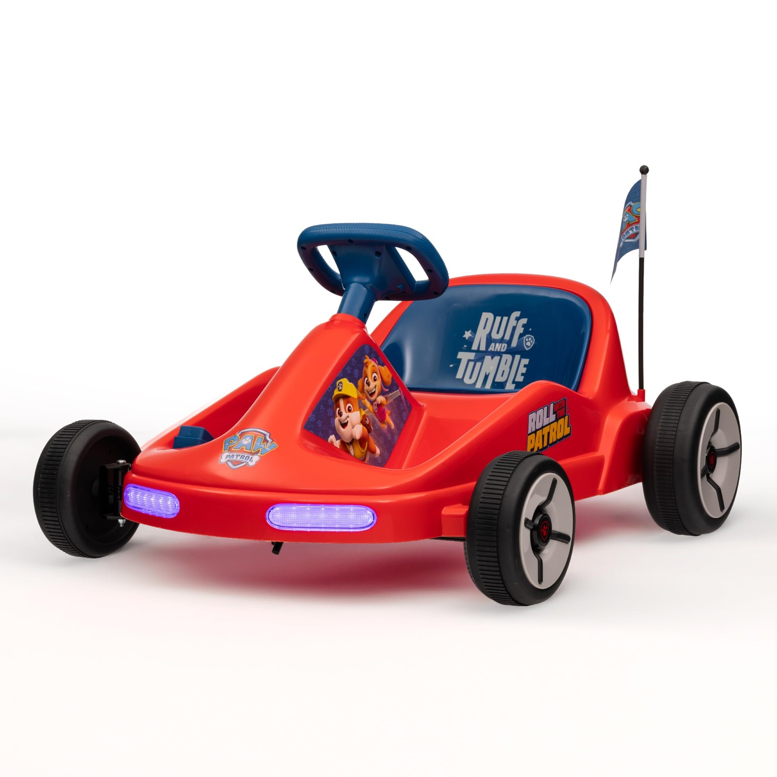 Paw Patrol Chase 6V Go Kart for , Ride-On with Lights, MP3 Jack, Remote Contr…