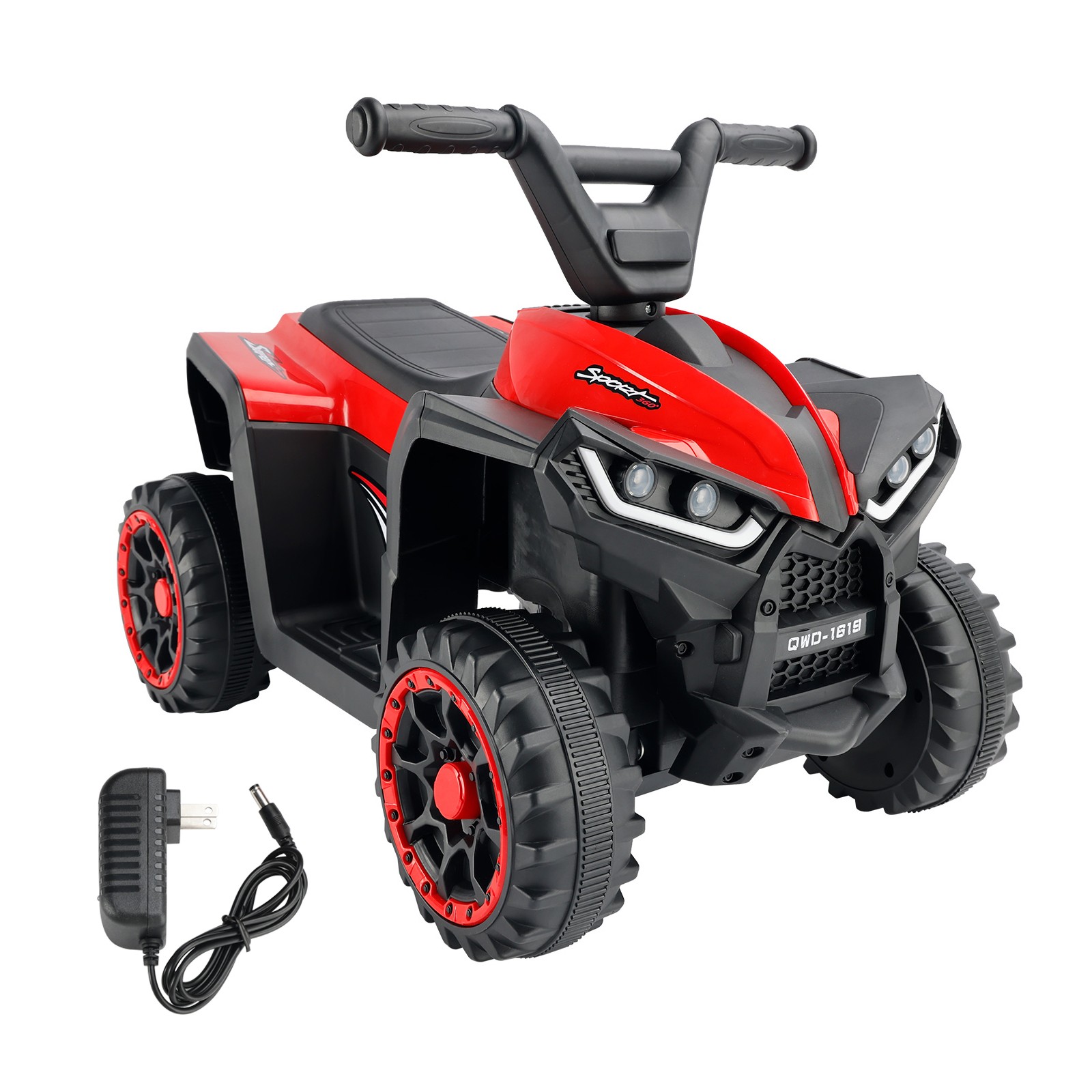 12V Ride On Atv Car For Kids Electric Toy Off-Road 4 Wheeler Quad Children Car #