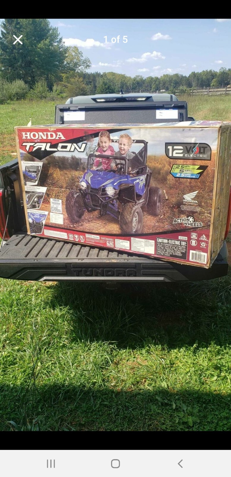 NEW ACTION WHEELS 12 VOLT HONDA TALON UTV – Honda Kids Ride-On Quad TOY