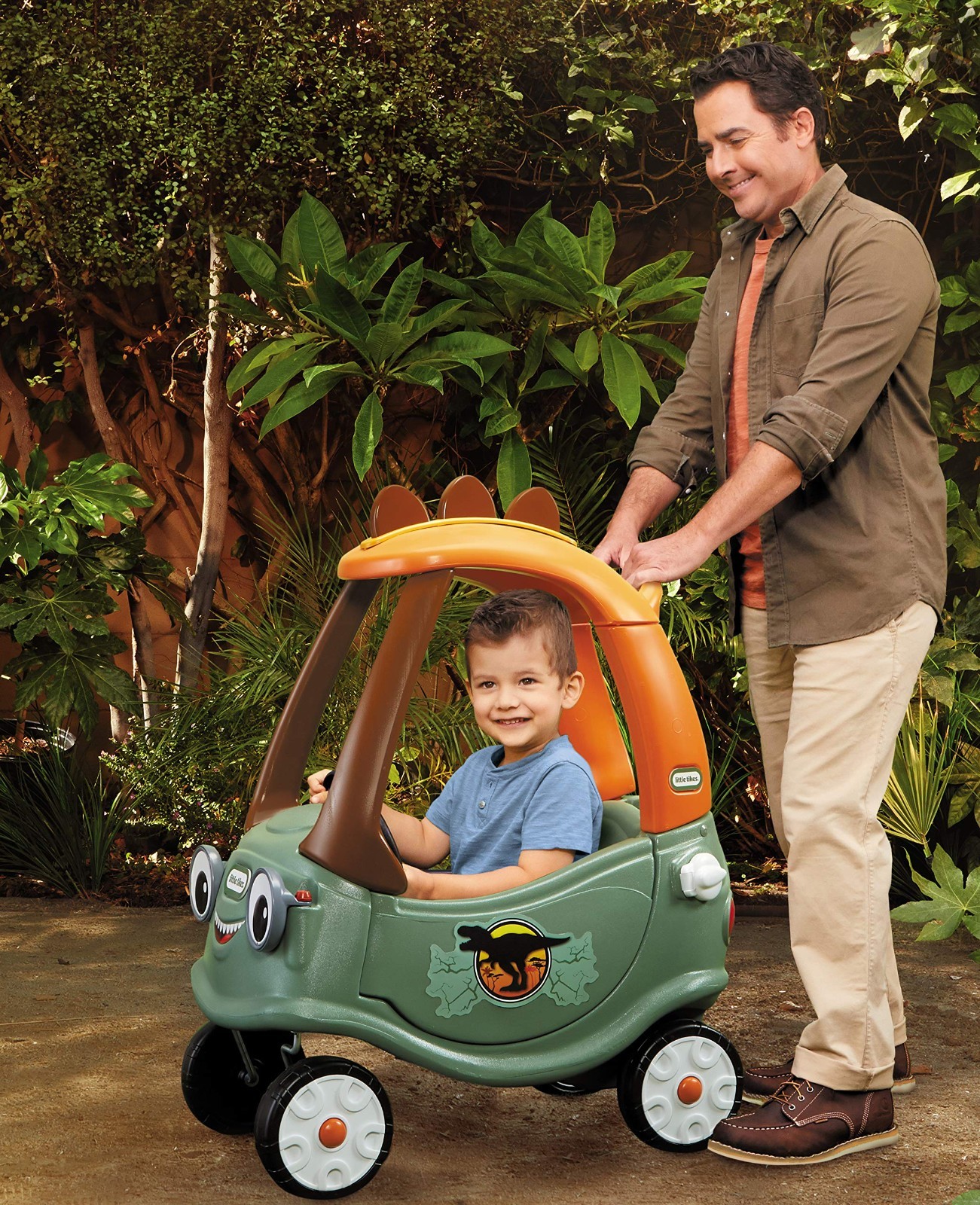 T-Rex Cozy Coupe Ride-On Toy for Kids – Fun Outdoor Vehicle, Durable Design