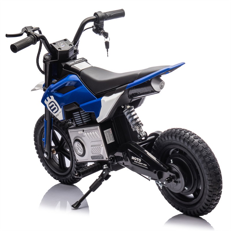 24V Kid Ride On Electric Toy Motocross Motorcycle Adjustable Speed for Aged 5-15