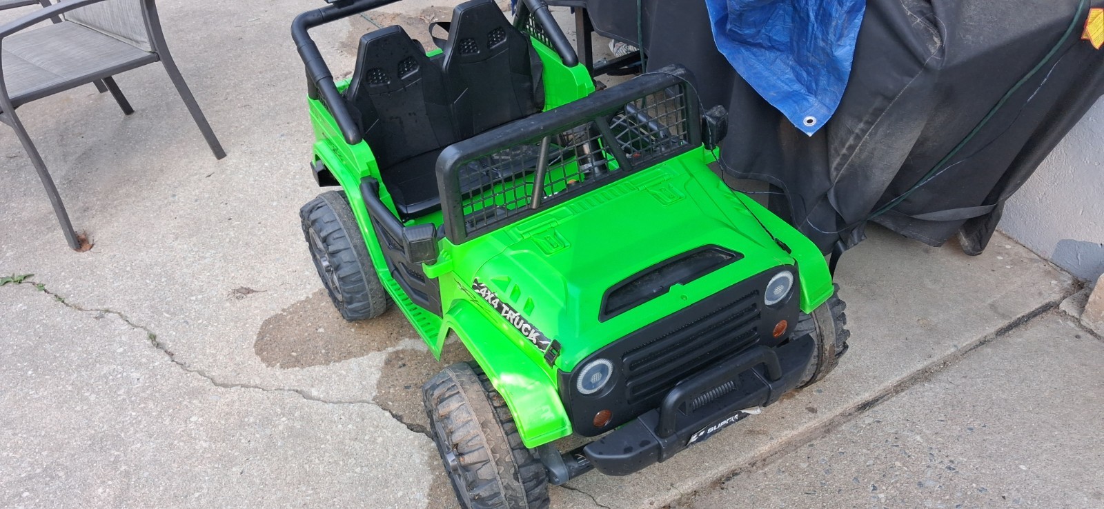 Kids 24V Green Electric Ride-On 4×4 Truck Battery Powered HY2008RX-24V