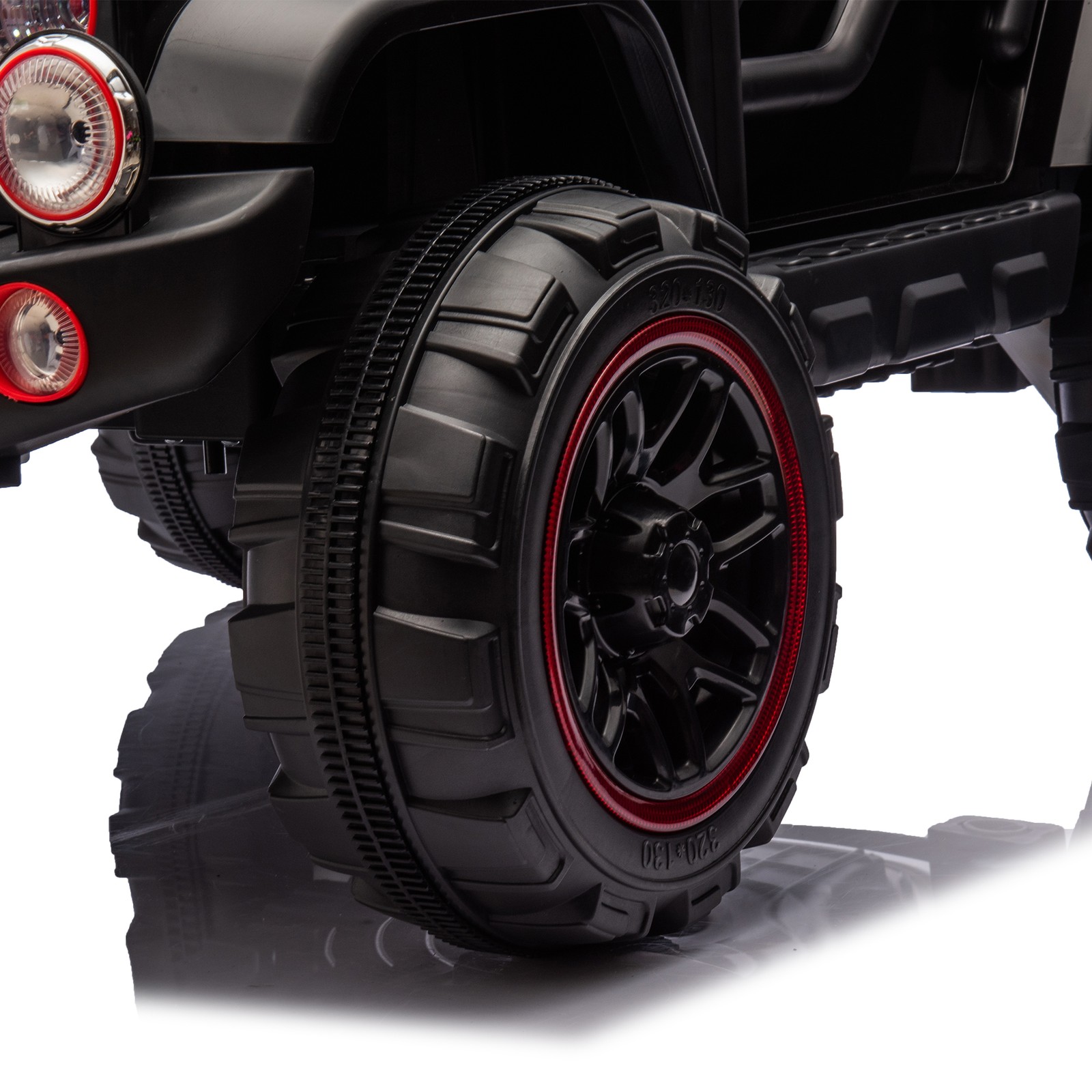 24V Kids Ride On Electric Car Provide a speed of 2.5-4MPH for Aged 3-8 Black