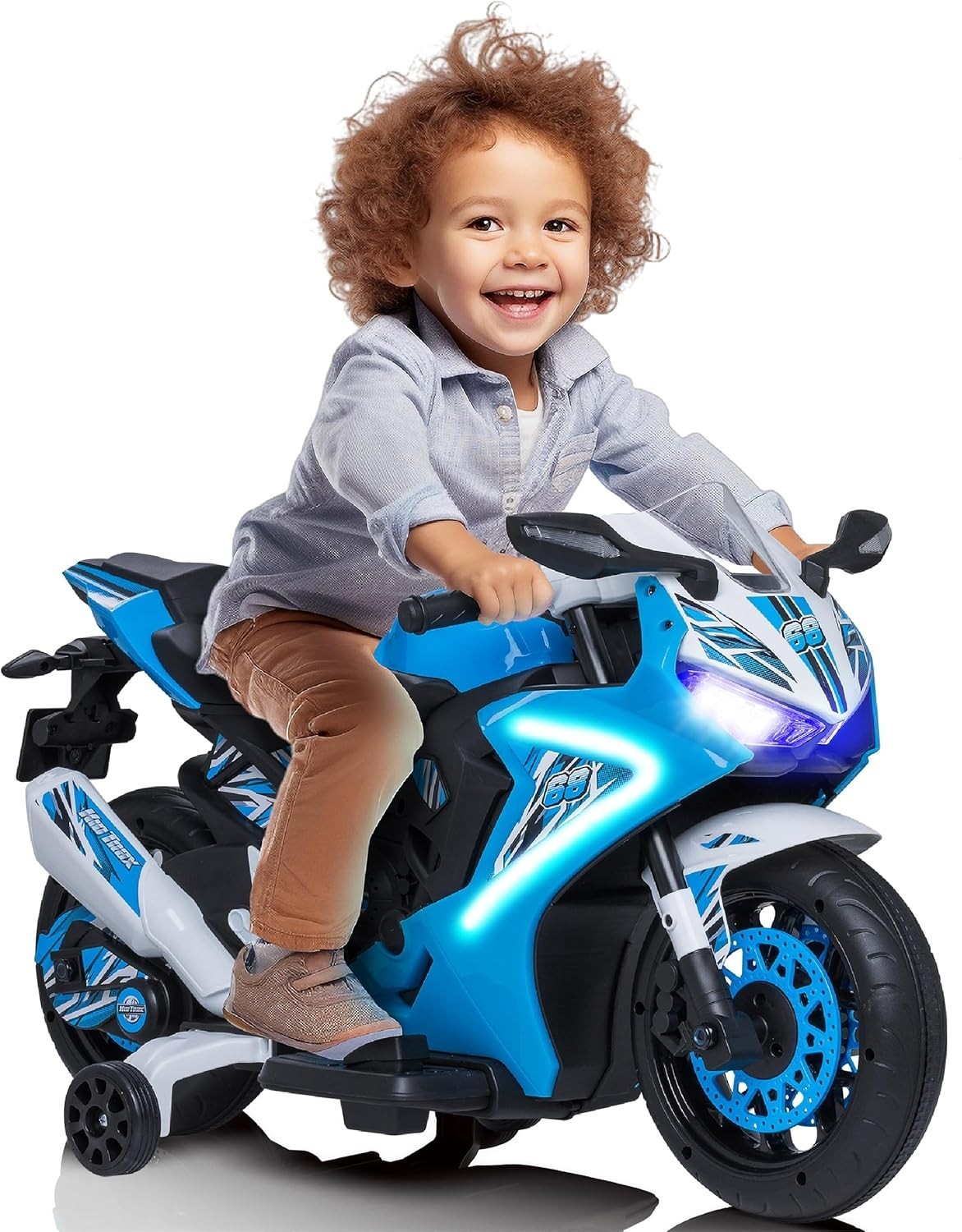 Toddler Bike with LED Headlights – Realistic Sound Effects