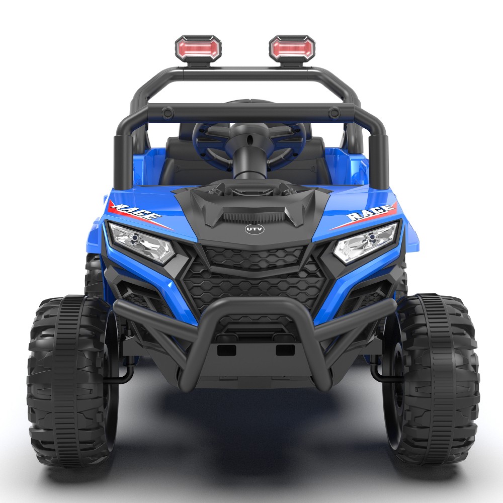12V 2WD Kids Ride On UTV W/ 2.4G PC,Anti-Collision Bar,High Chassis,Anti-Slip