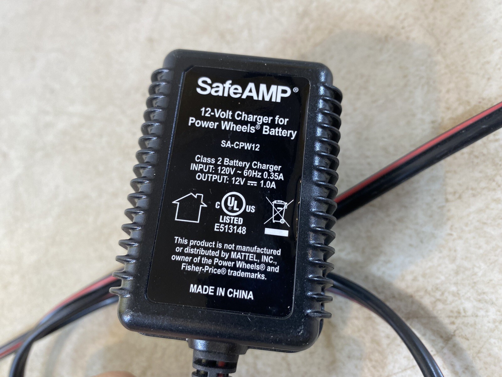 Power Wheels Model 1001175653 Safe AMP 3E54