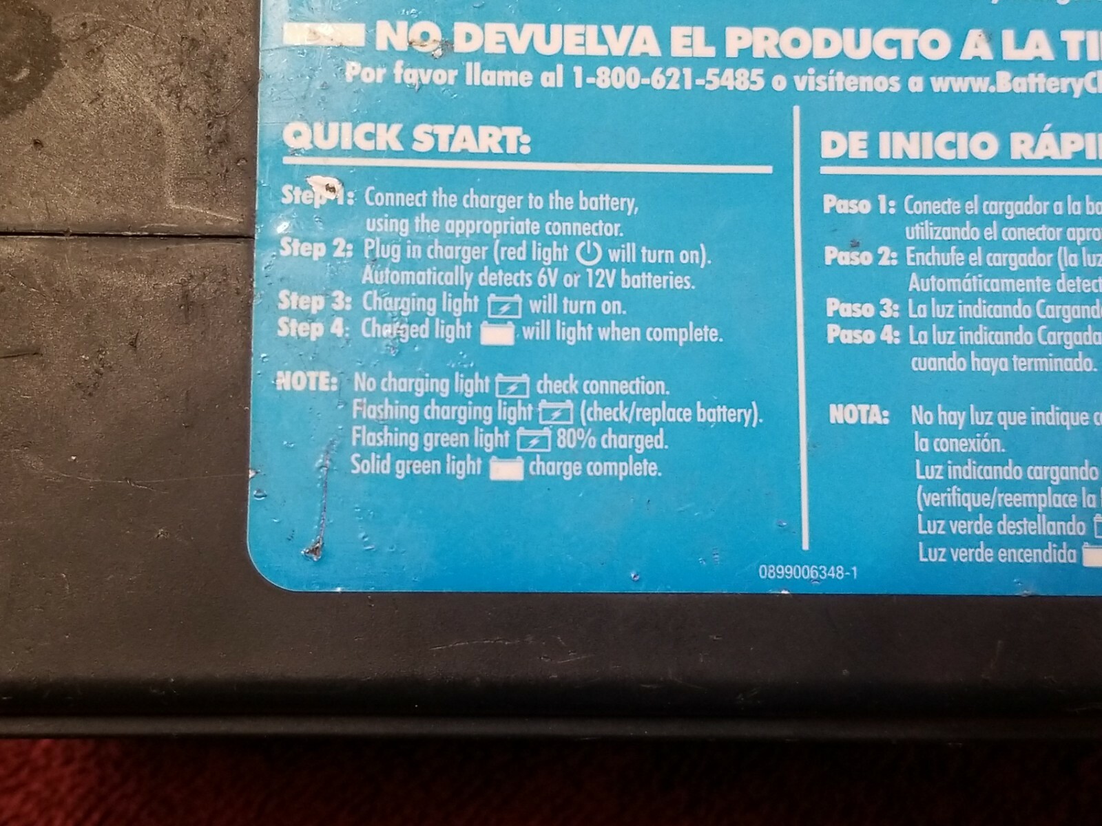 Schumacher CR-1 Charge ‘n Ride 6/12 Volt Battery Charger w/ 12 V 18 A/Hr Battery