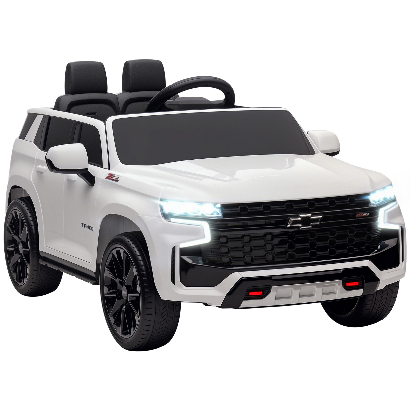 Electric Ride on Car, 12V Kids Ride-on Toy, White