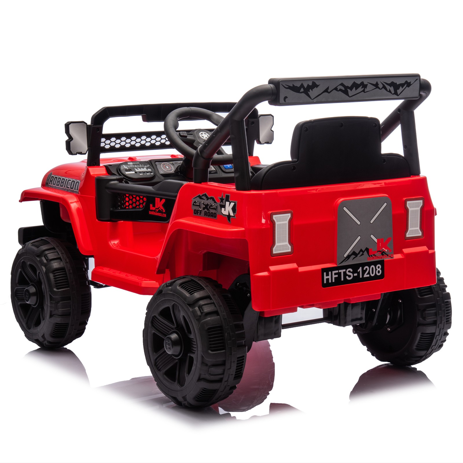 12V Kids Ride On Electric Truck Car Early education function kids aged 1-4 Red
