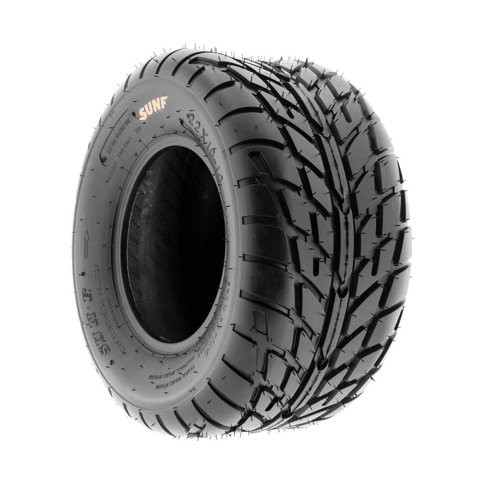 SunF A021 TT Sport ATV UTV Dirt Track & Flat Track Tire 22×10-10, 6 PR, Tubel…