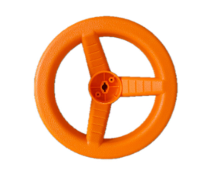 Genuine Power Wheels Jeep Wrangler Steering Wheel Orange Part #3900-8806