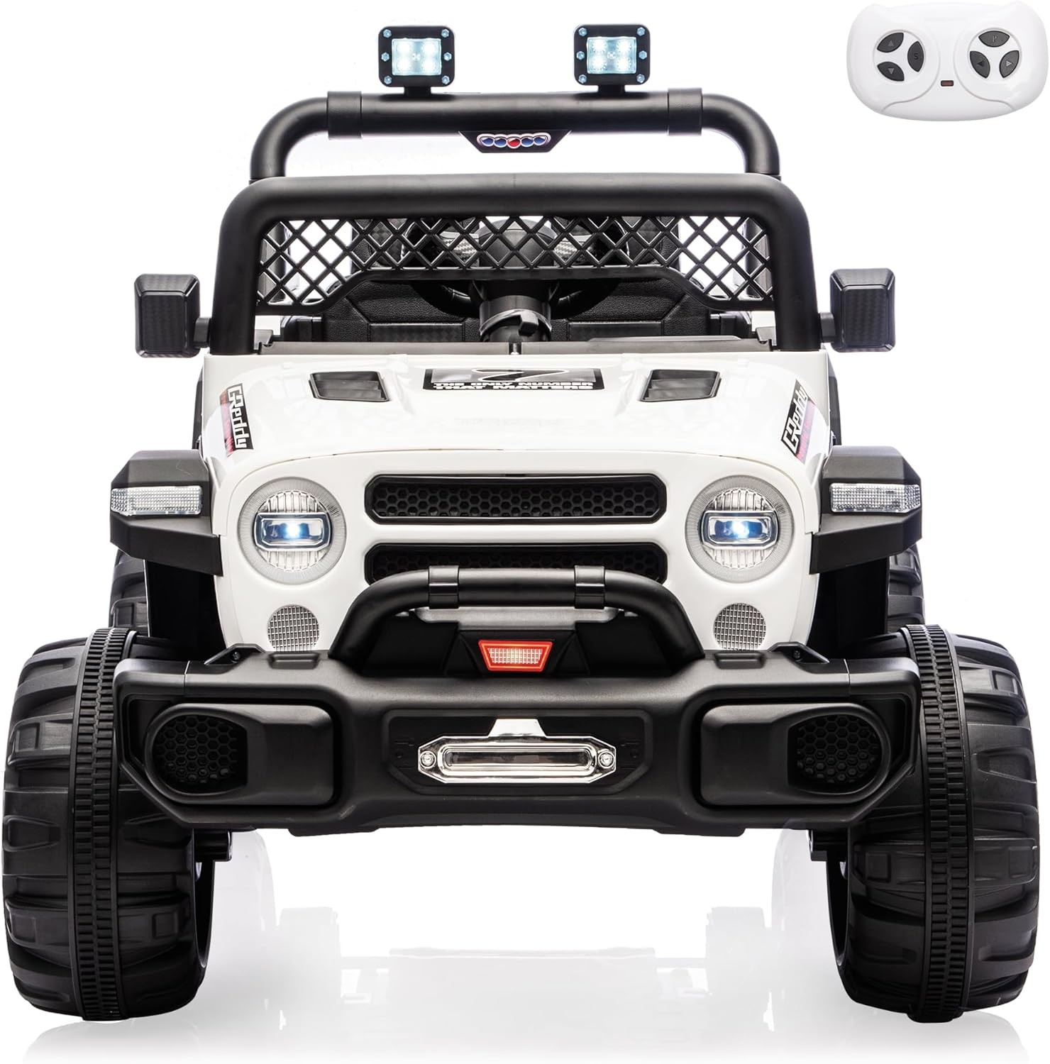 12V Kids Ride On Truck Car Electric Vehicle Remote Control LED Lights Music Gift