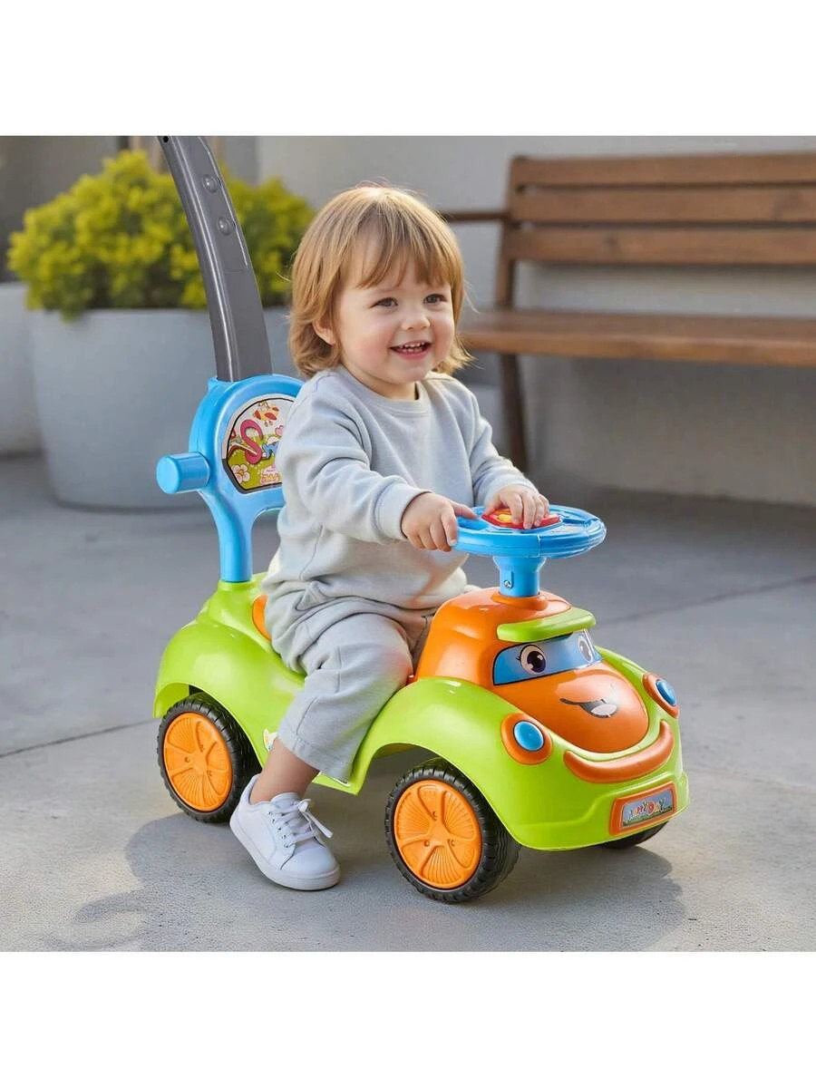 Ride On Push Car Toddler 19-36 Months Guardrails Storage Boys Girls