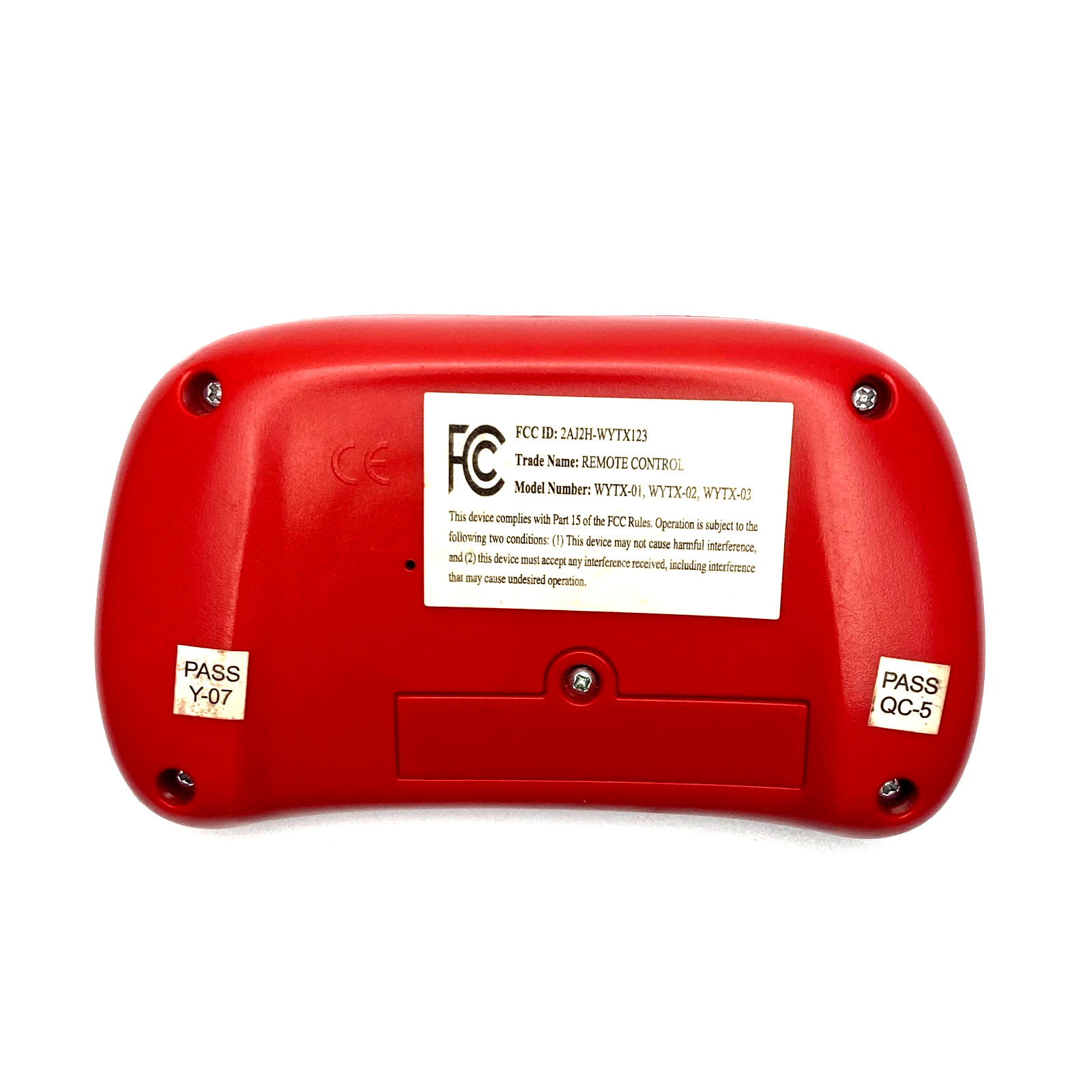 Red Remote Control for Ride-on Toy Car Kids Powered Ride Accessory 2 AAA Battery
