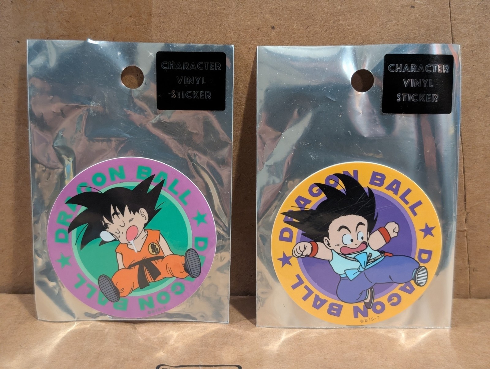 Small Planet Dragon Ball Sticker Goku Circlefrom JP Lot Of 2