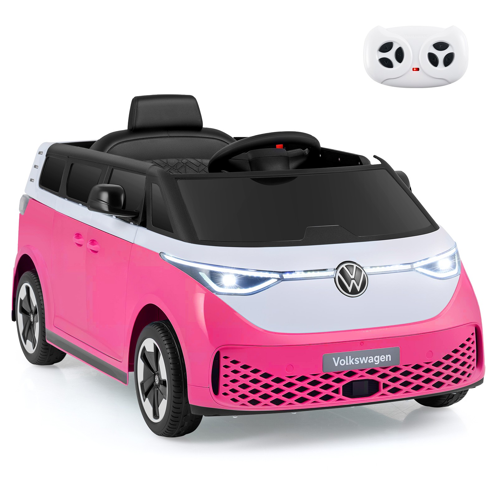 Licensed Volkswagen Ride on Car, 12V Kids Car Bus with Music, Story, Soft Start