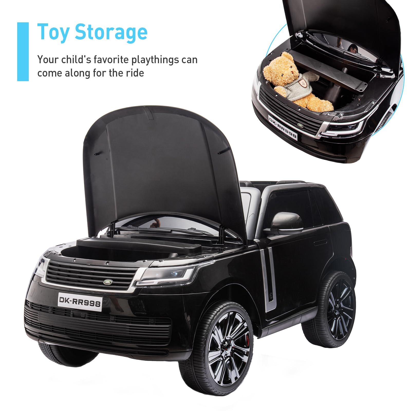 Ride On Car Truck for Kids 24V Battery Powered Electric Vehicle Car Toy w/Remote