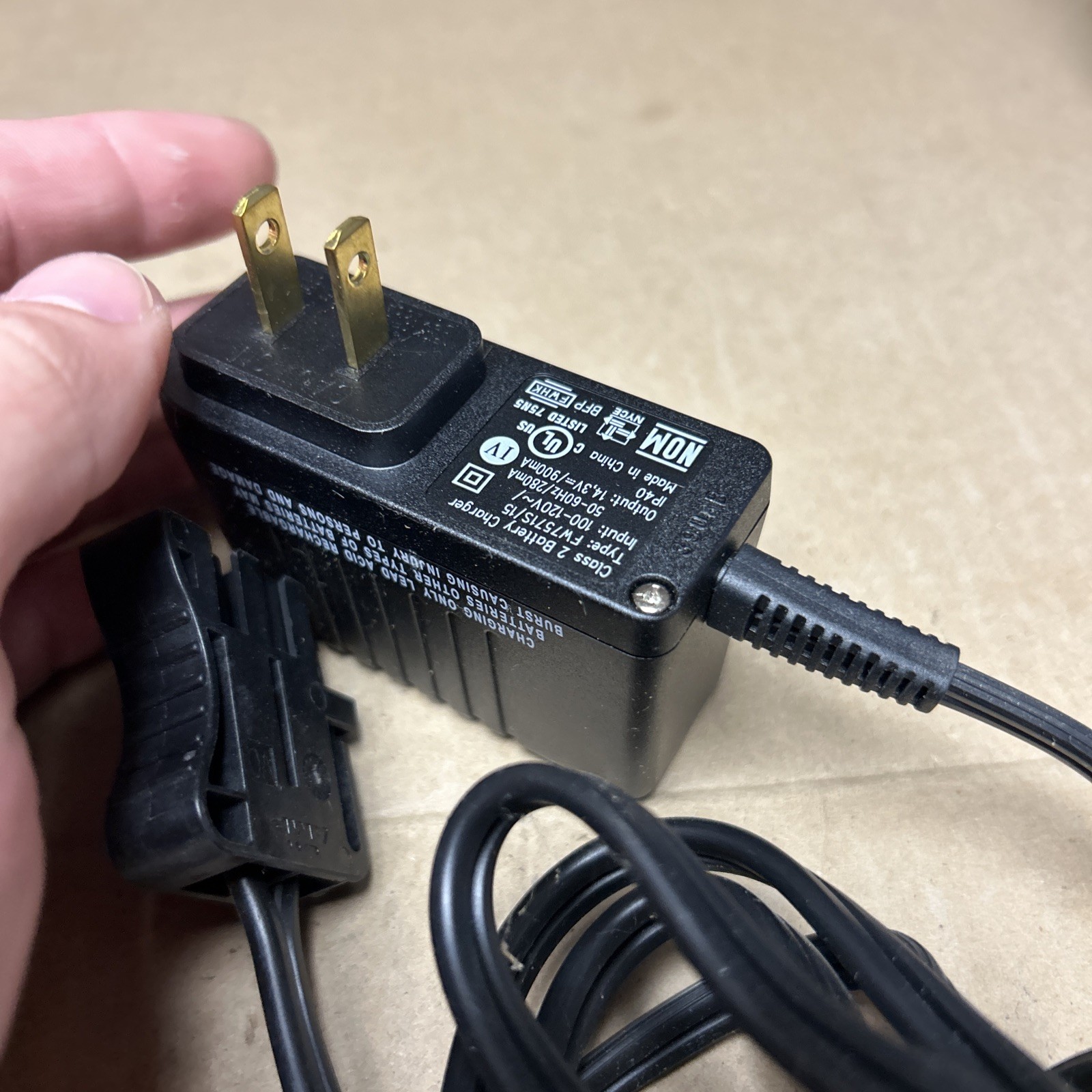 Genuine OEM Peg-Perego 12-Volt Battery For Ride On Vehicles, IAKB0501 W/ Charger