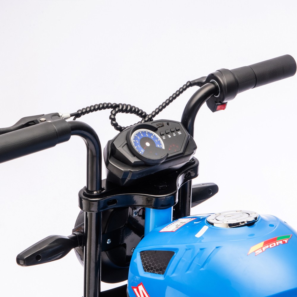 24V300W Kids XL Electric Toy Muscle Motorcycle 11.18MPH Dual Suspension