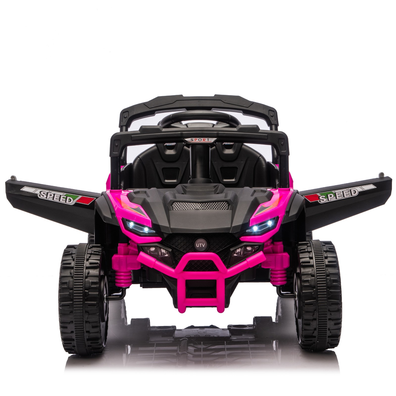 24V Kids Ride on UTV Electric Off-Road Car Speed 1.86-3.11mph w/Remote Control