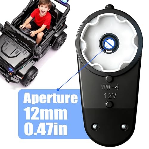 2Pack WW-4 12V RS390 16000RPM Motor Gearbox for Power Wheels Motor W4-2PCS