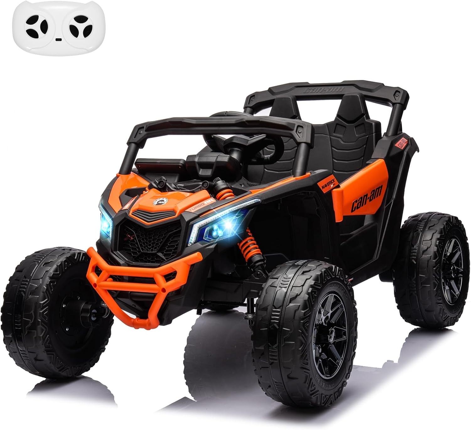 12V Ride on UTV Car,Licensed Can-Am Electric Kids Ride On Truck w/Remote Control
