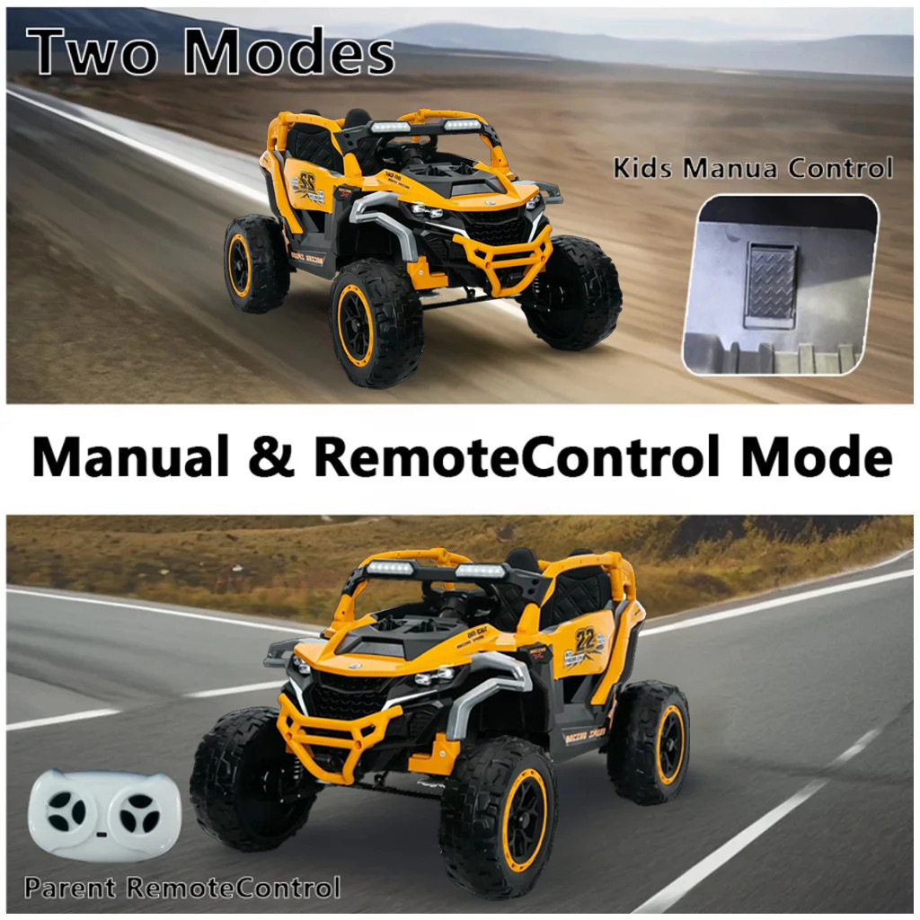Kid Ride On Car Truck 2 Seater UTV 12V Battery Powered Electric Car with Remote