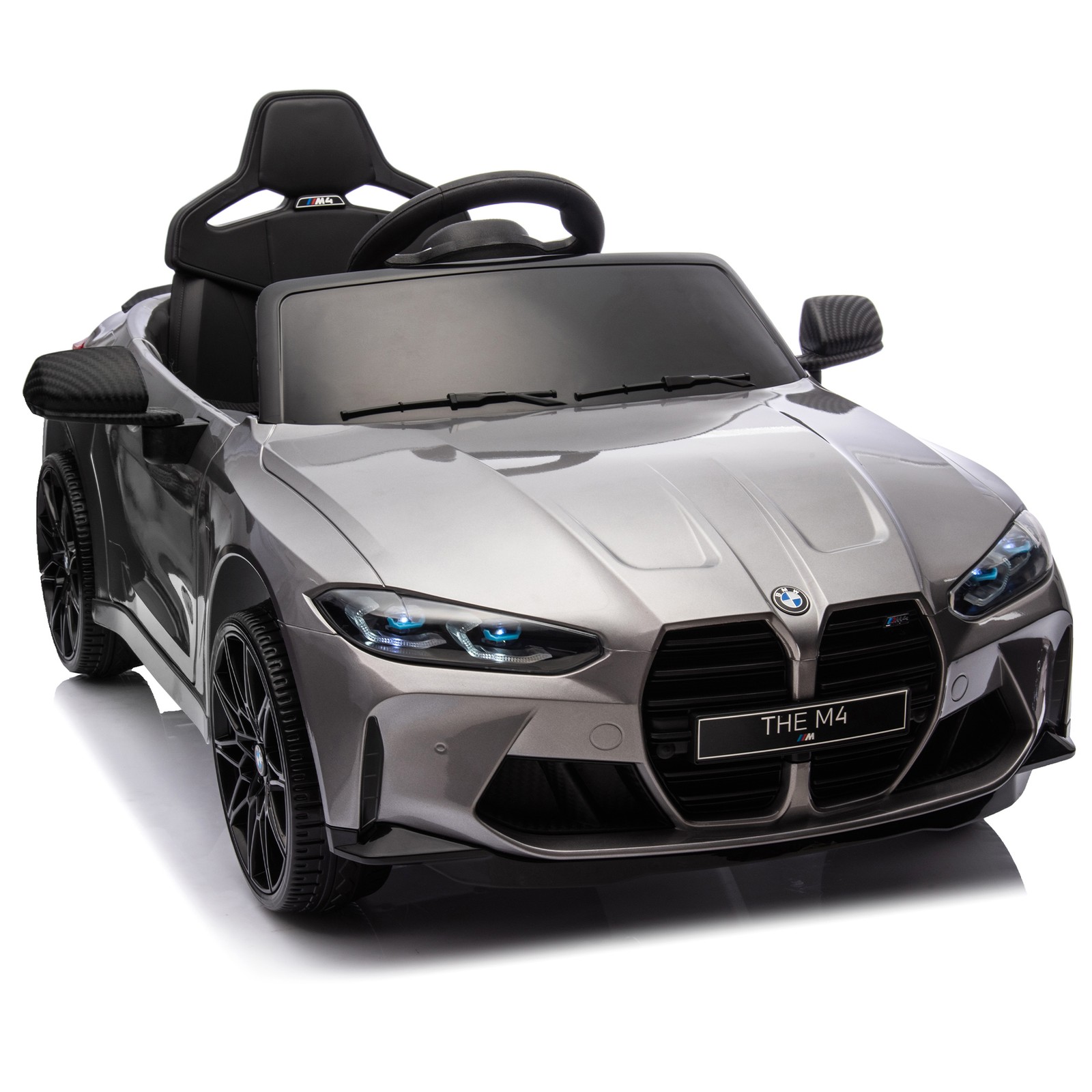 12v Kids ride on toy car 2.4G W/Parents Remote Control 3 Speed Adjustable Silver