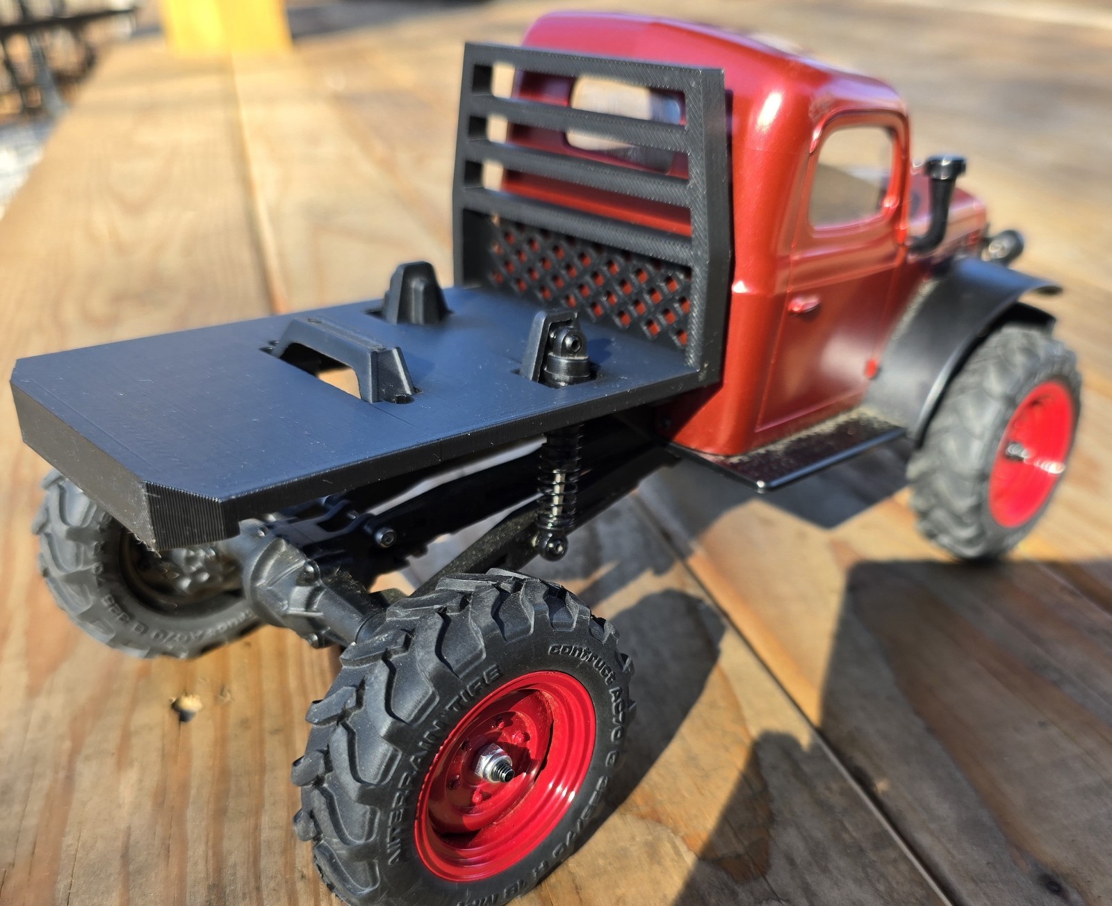 Truck Flat Bed (NO Truck Included ) for FCX24 Power Wagon LONG WHEELBASE