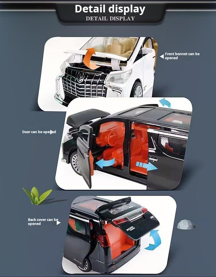 “Kids Inertia Pull-back Car Toy with Lights and Sound – Boys Gift Model Car”